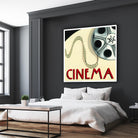 Cinema by Marco Fabiano on GIANT ART - white leisure