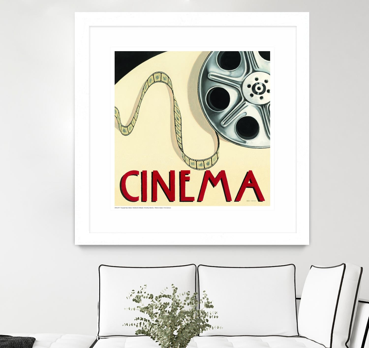 Cinema by Marco Fabiano on GIANT ART - white leisure