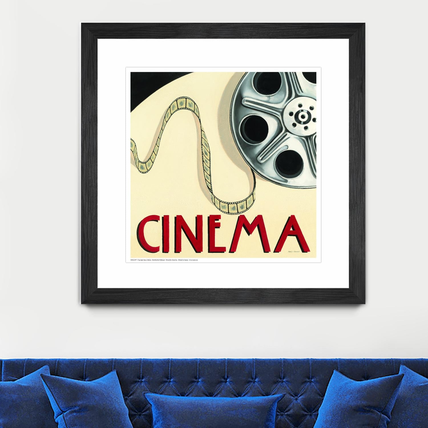 Cinema by Marco Fabiano on GIANT ART - white leisure