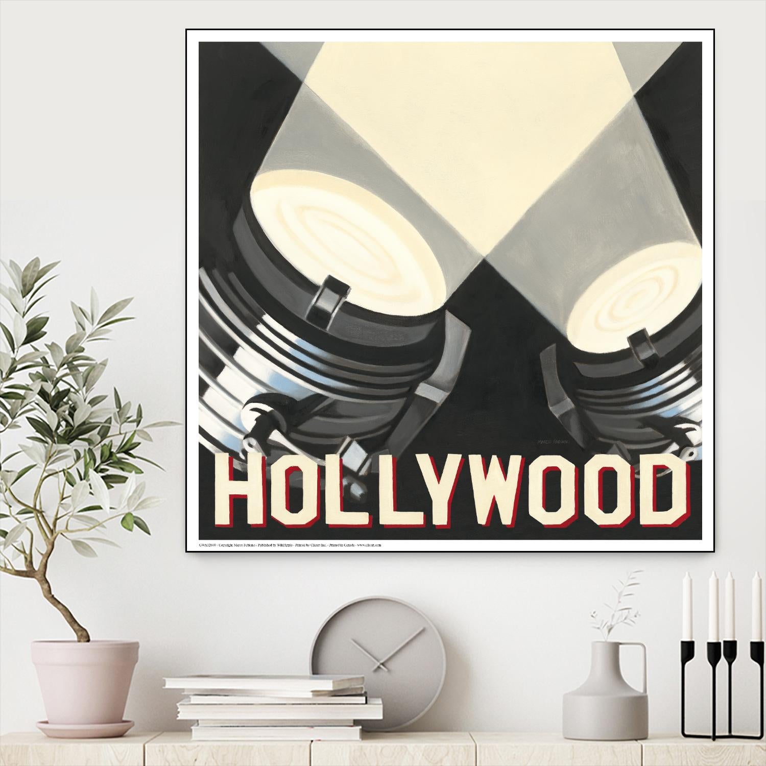 Hollywood by Marco Fabiano on GIANT ART - beige leisure