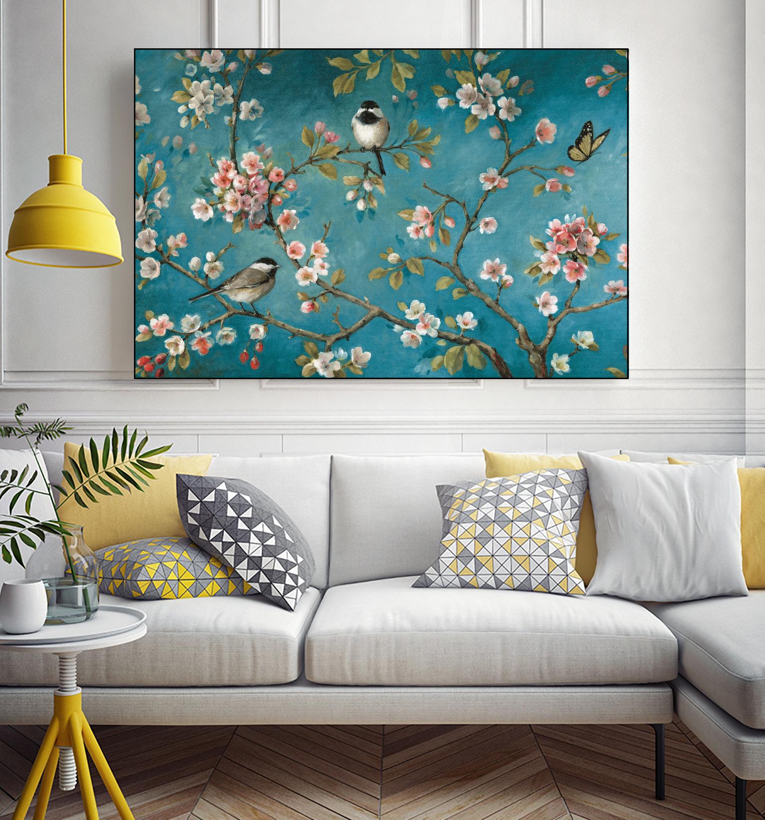 Blossom 1 by Lisa Audit on GIANT ART - pink floral