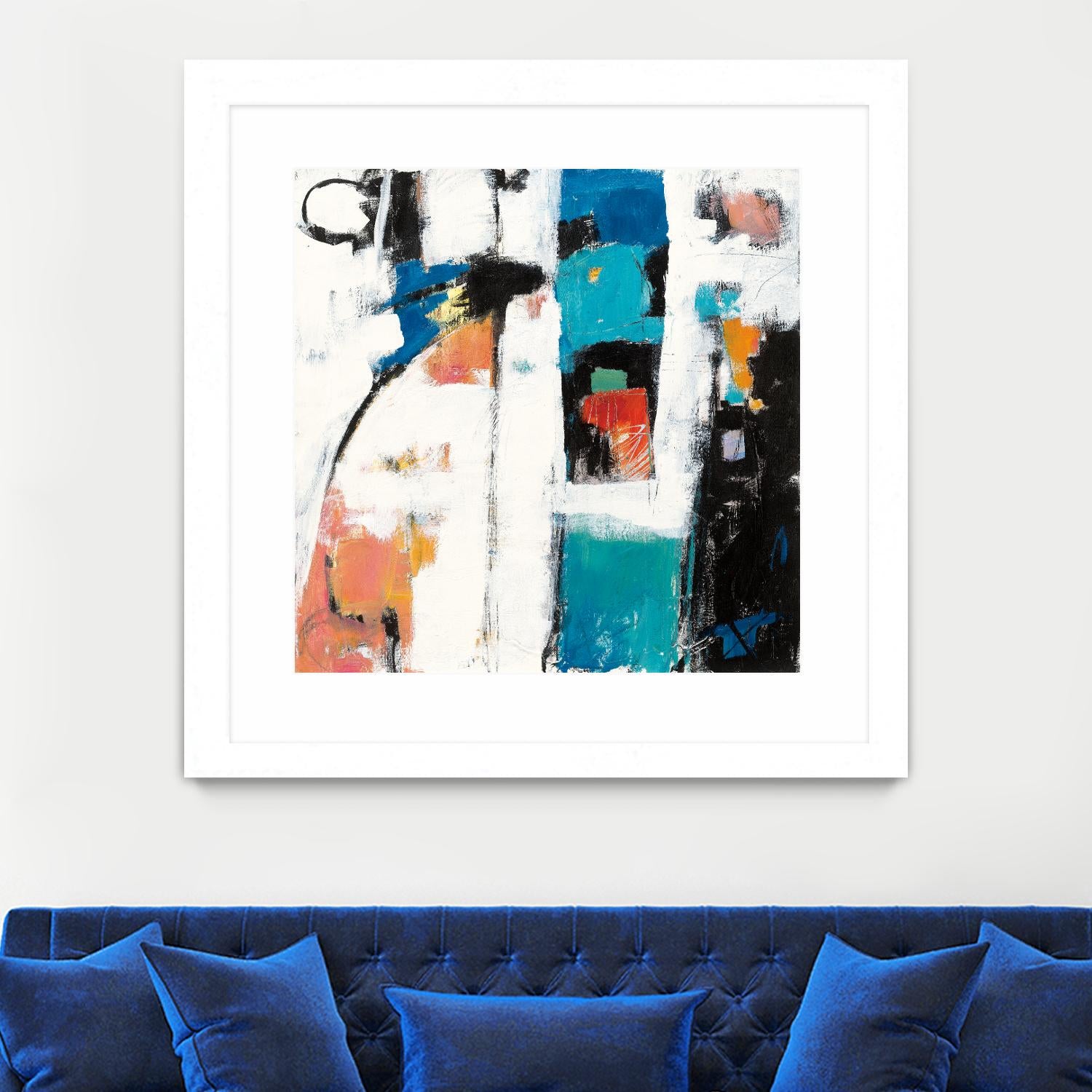 Catalina I by Mike Schick on GIANT ART - white abstract