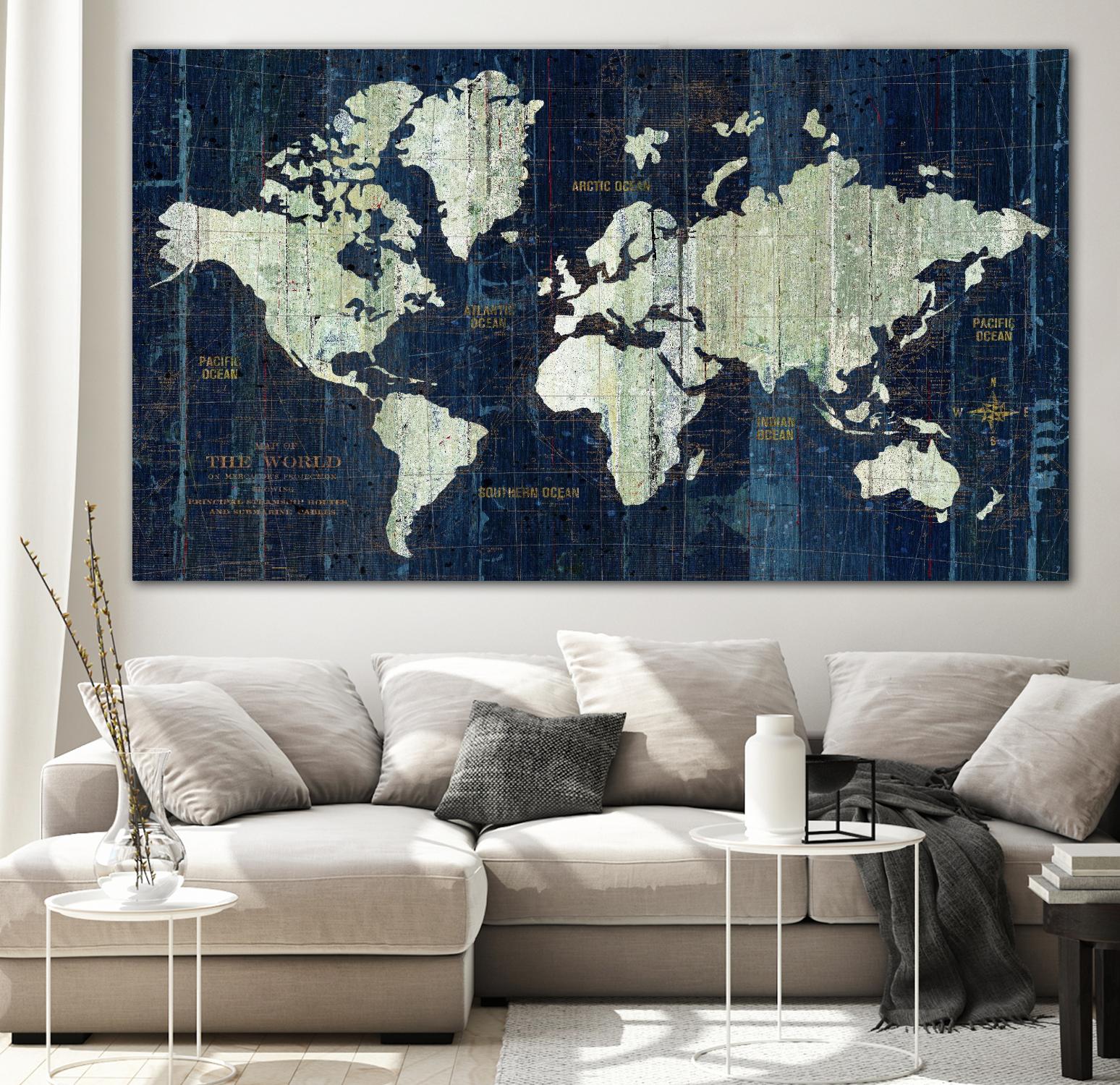 Old World Map by WildApplePortfolio on GIANT ART - grey maps