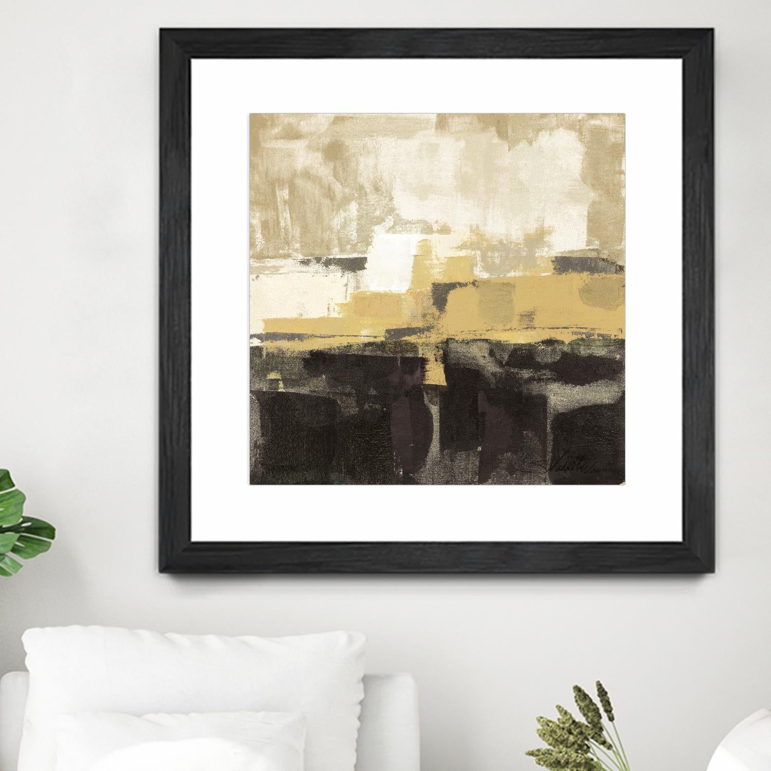 July Road II - Tan by Silvia Vassileva on GIANT ART - white abstract