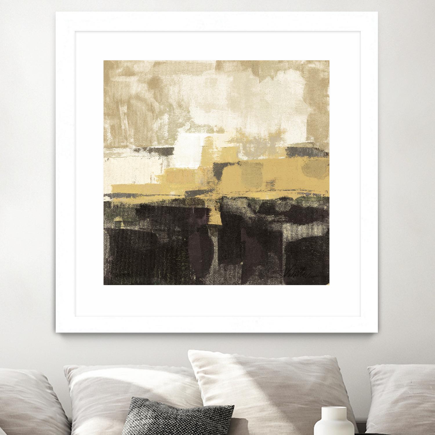 July Road II - Tan by Silvia Vassileva on GIANT ART - white abstract