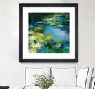 Water Lilies II by Julia Purinton on GIANT ART - green garden