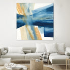 Indigo II by Chris Paschke on GIANT ART - orange abstract