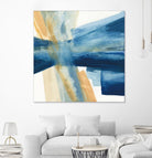 Indigo II by Chris Paschke on GIANT ART - orange abstract