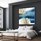 Indigo II by Chris Paschke on GIANT ART - orange abstract