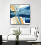 Indigo II by Chris Paschke on GIANT ART - orange abstract