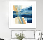 Indigo II by Chris Paschke on GIANT ART - orange abstract