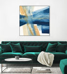 Indigo II by Chris Paschke on GIANT ART - orange abstract