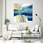 Indigo II by Chris Paschke on GIANT ART - orange abstract