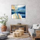 Indigo II by Chris Paschke on GIANT ART - orange abstract