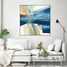 Indigo II by Chris Paschke on GIANT ART - orange abstract