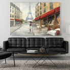 Morning in Paris by Avery Tillmon on GIANT ART - red city scene