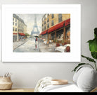 Morning in Paris by Avery Tillmon on GIANT ART - red city scene