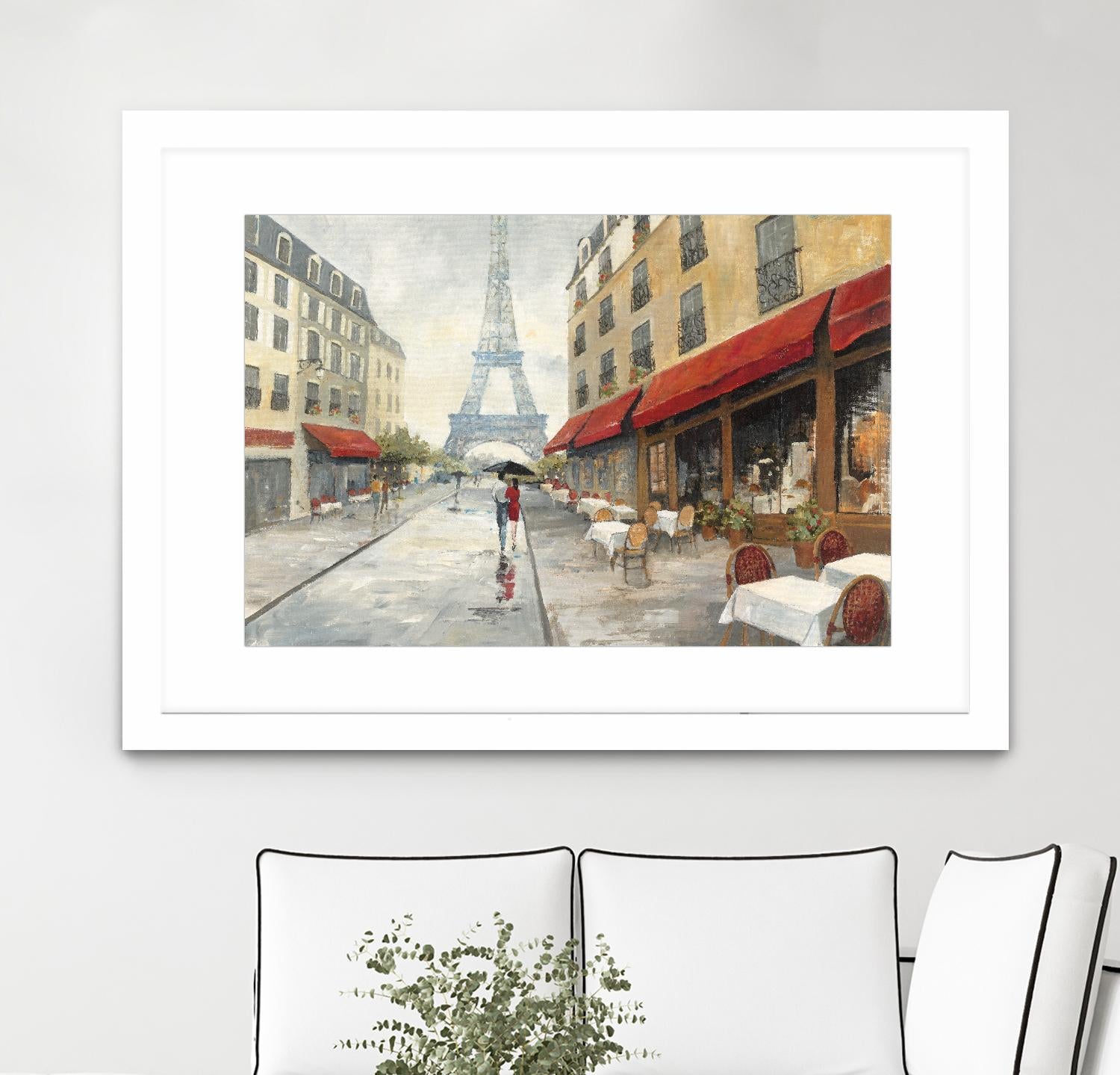 Morning in Paris by Avery Tillmon on GIANT ART - red city scene