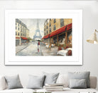 Morning in Paris by Avery Tillmon on GIANT ART - red city scene