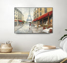 Morning in Paris by Avery Tillmon on GIANT ART - red city scene
