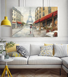 Morning in Paris by Avery Tillmon on GIANT ART - red city scene