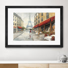 Morning in Paris by Avery Tillmon on GIANT ART - red city scene