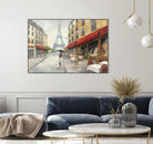 Morning in Paris by Avery Tillmon on GIANT ART - red city scene