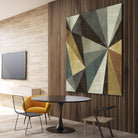 Triangulawsome by Michael Mullan on GIANT ART - beige abstract