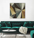 Triangulawsome by Michael Mullan on GIANT ART - beige abstract