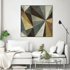 Triangulawsome by Michael Mullan on GIANT ART - beige abstract