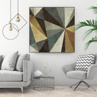 Triangulawsome by Michael Mullan on GIANT ART - beige abstract