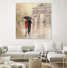 Romantic Paris II by Julia Purinton on GIANT ART - beige everyday life
