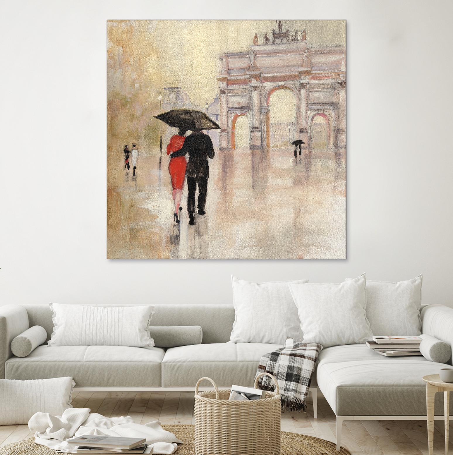 Romantic Paris II by Julia Purinton on GIANT ART - beige everyday life