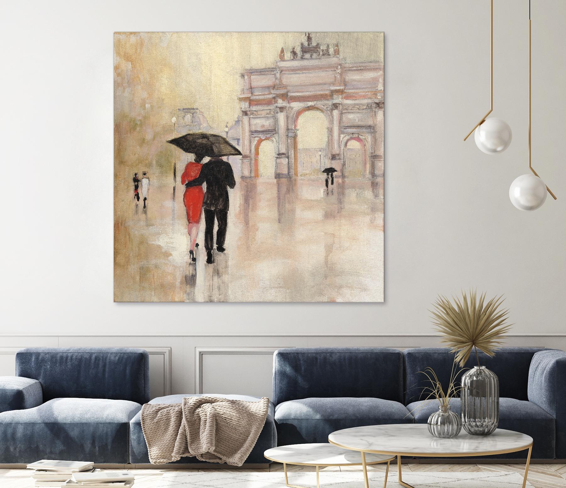 Romantic Paris II by Julia Purinton on GIANT ART - beige everyday life