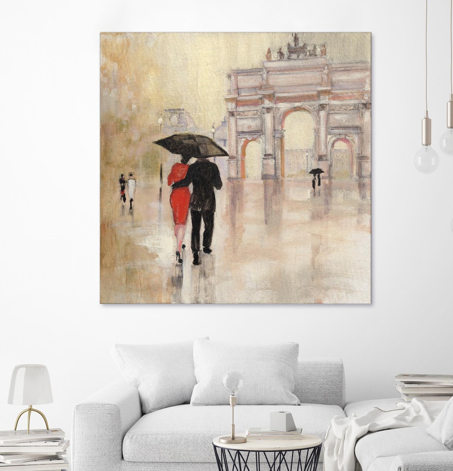 Romantic Paris II by Julia Purinton on GIANT ART - beige everyday life