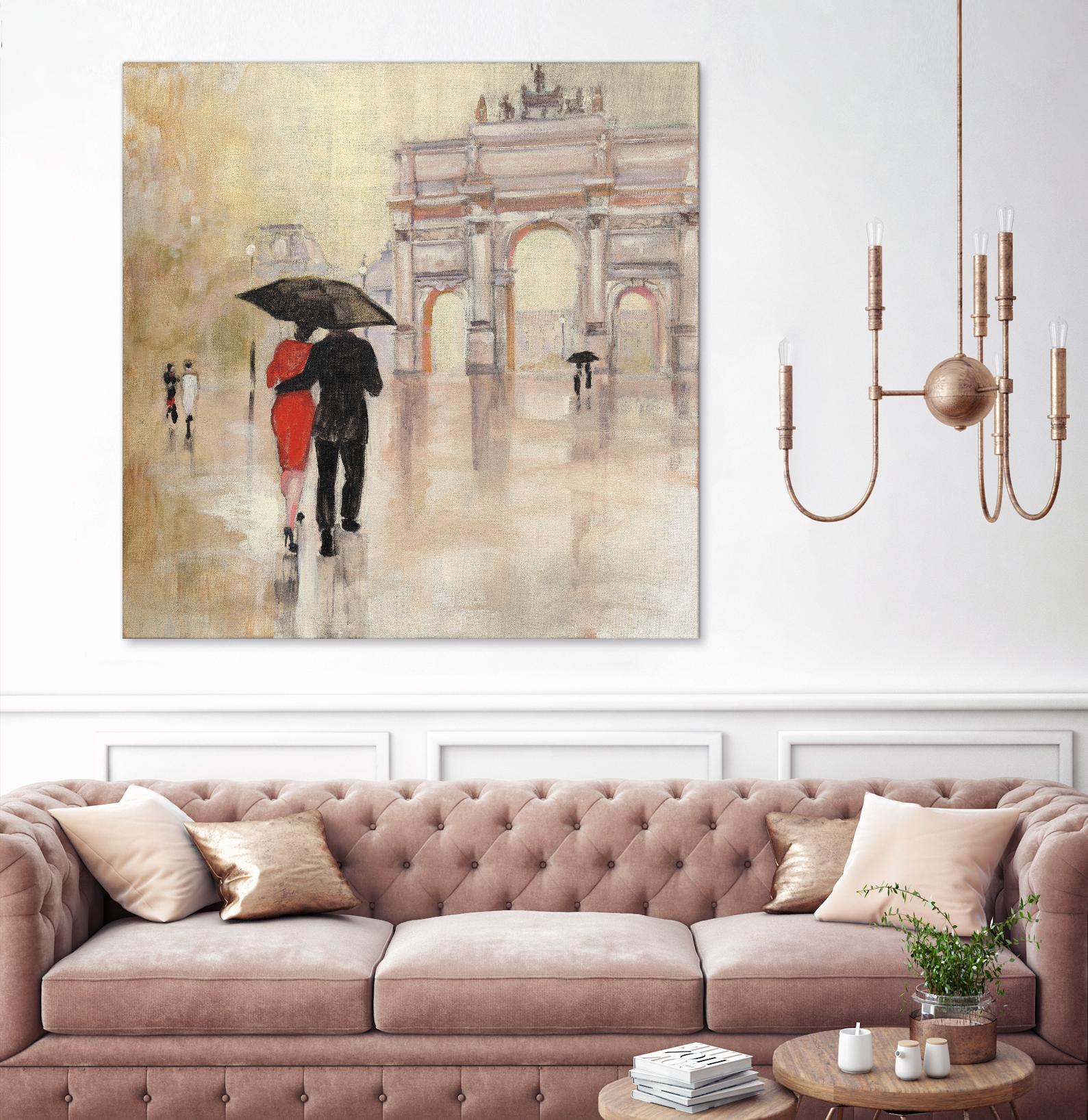 Romantic Paris II by Julia Purinton on GIANT ART - beige everyday life