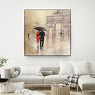 Romantic Paris II by Julia Purinton on GIANT ART - beige everyday life