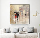 Romantic Paris II by Julia Purinton on GIANT ART - beige everyday life