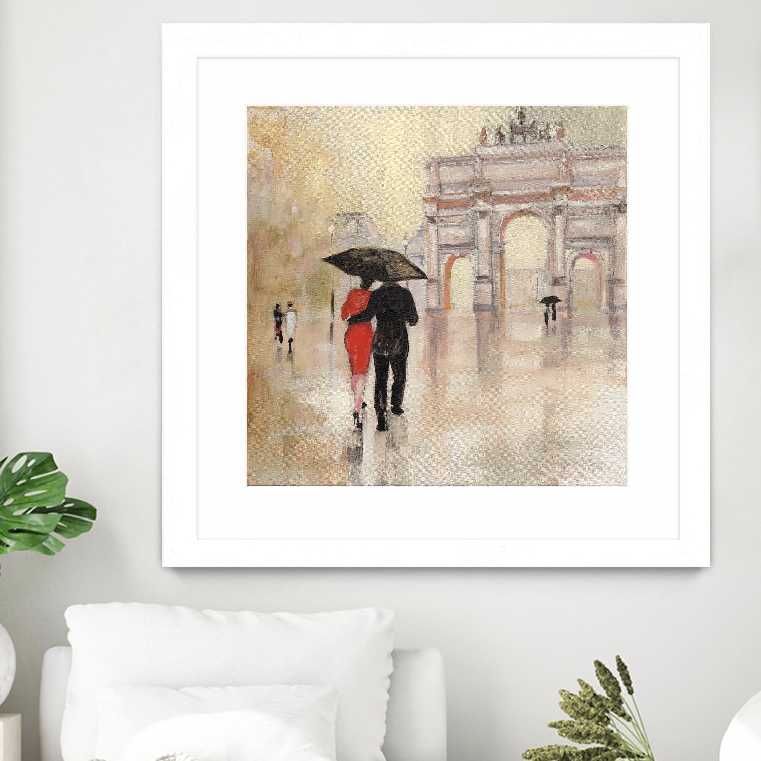 Romantic Paris II by Julia Purinton on GIANT ART - beige everyday life