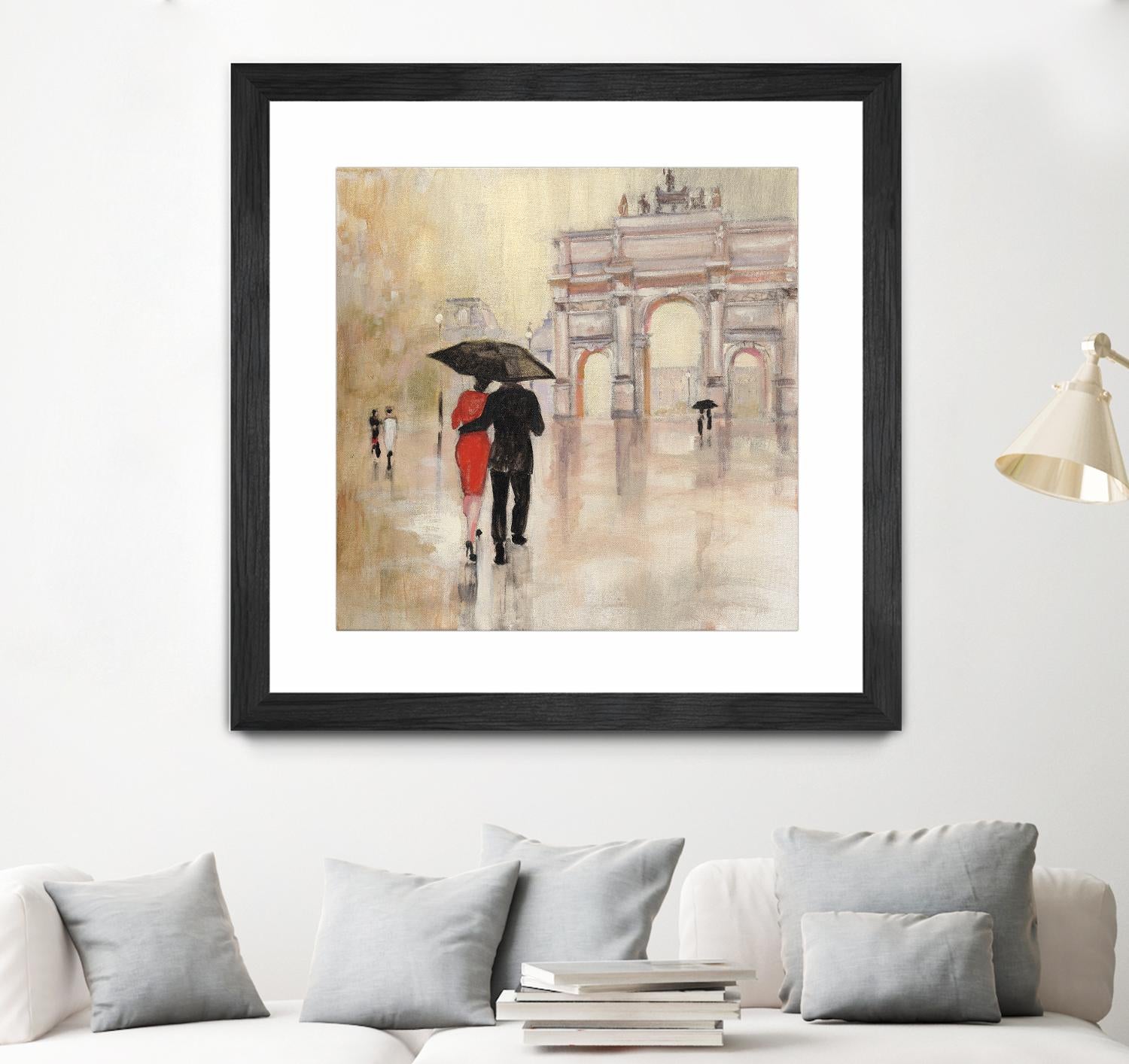 Romantic Paris II by Julia Purinton on GIANT ART - beige everyday life