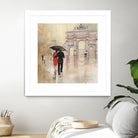 Romantic Paris II by Julia Purinton on GIANT ART - beige everyday life