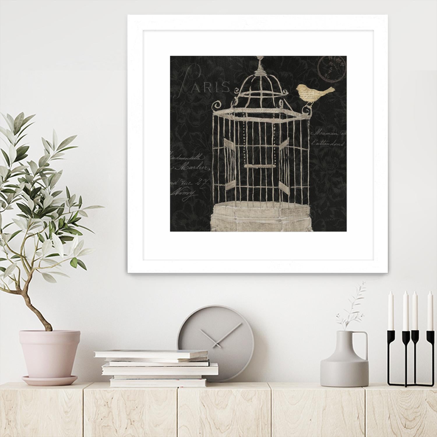 Via Paris II by James Wiens on GIANT ART - beige animals