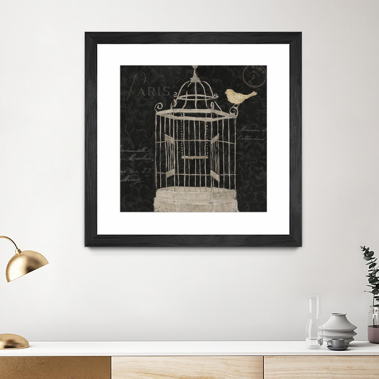 Via Paris II by James Wiens on GIANT ART - beige animals