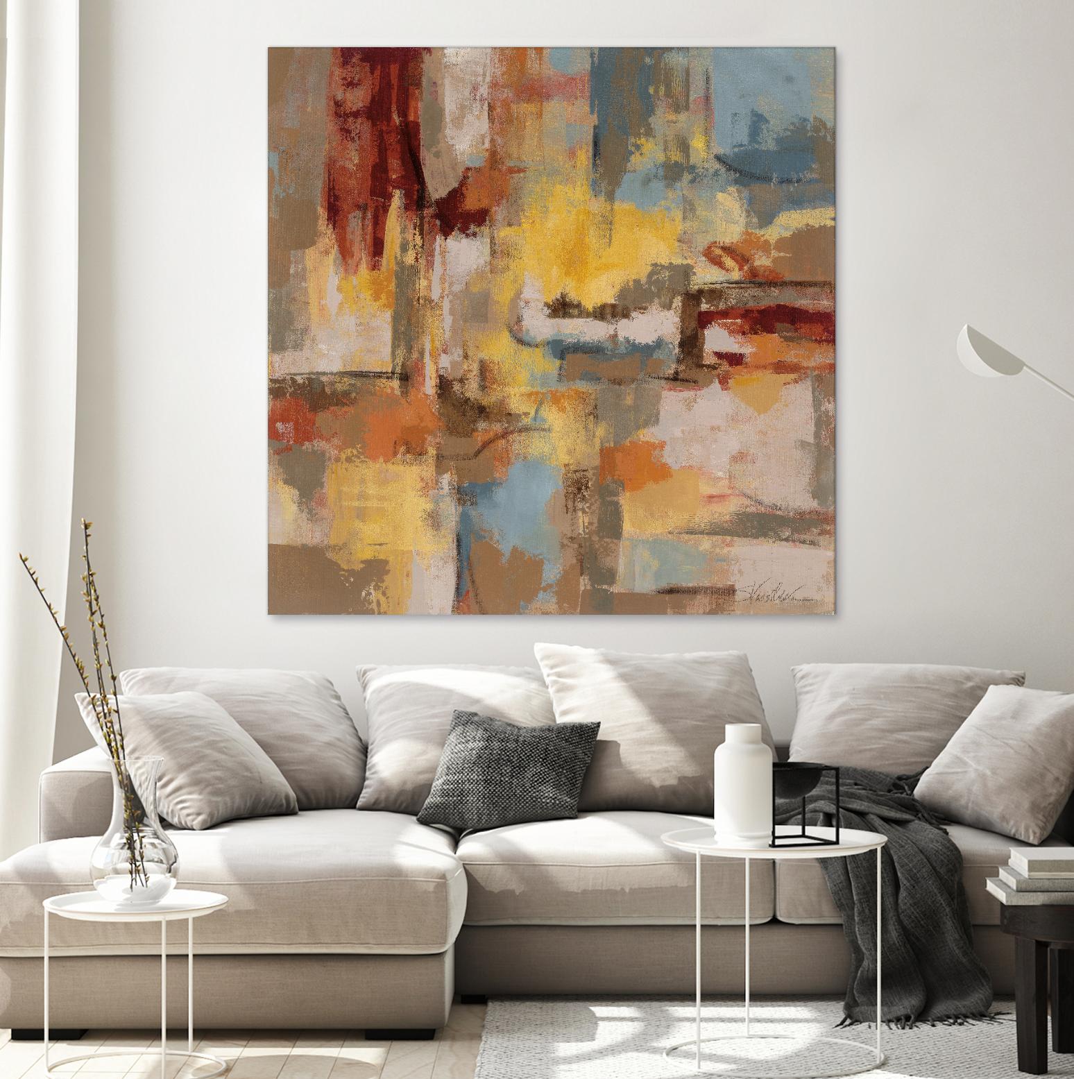 Sunday Afternoon by Silvia Vassileva on GIANT ART - red abstract