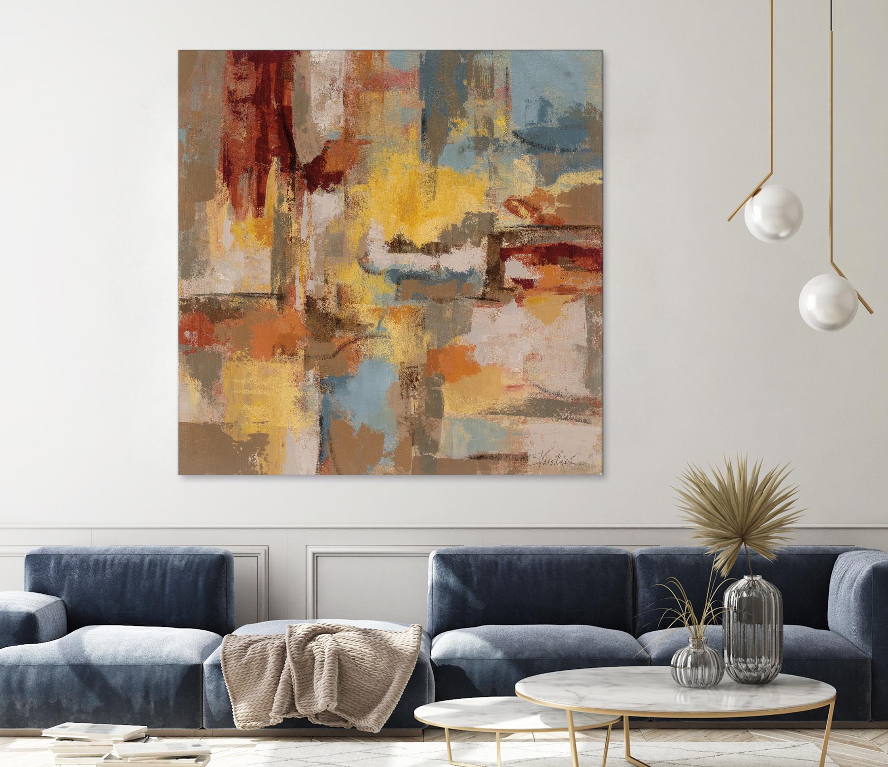 Sunday Afternoon by Silvia Vassileva on GIANT ART - red abstract