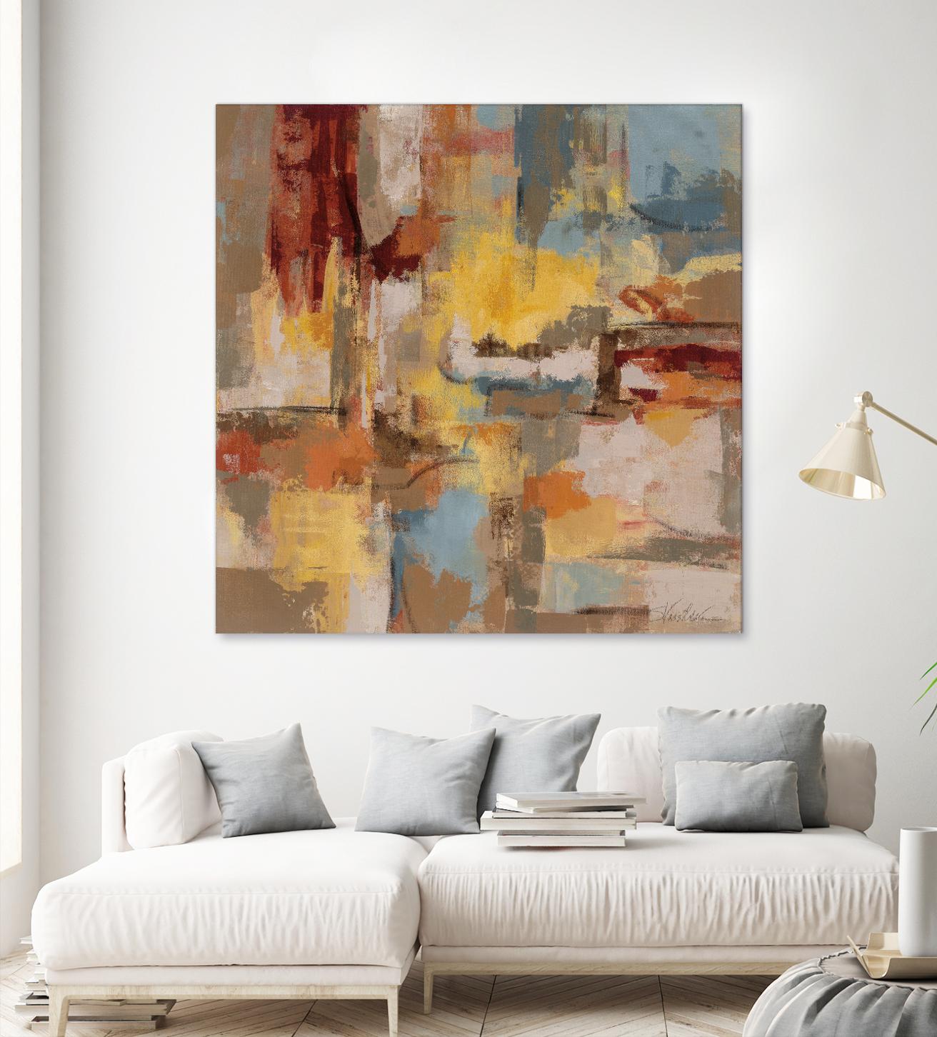Sunday Afternoon by Silvia Vassileva on GIANT ART - red abstract