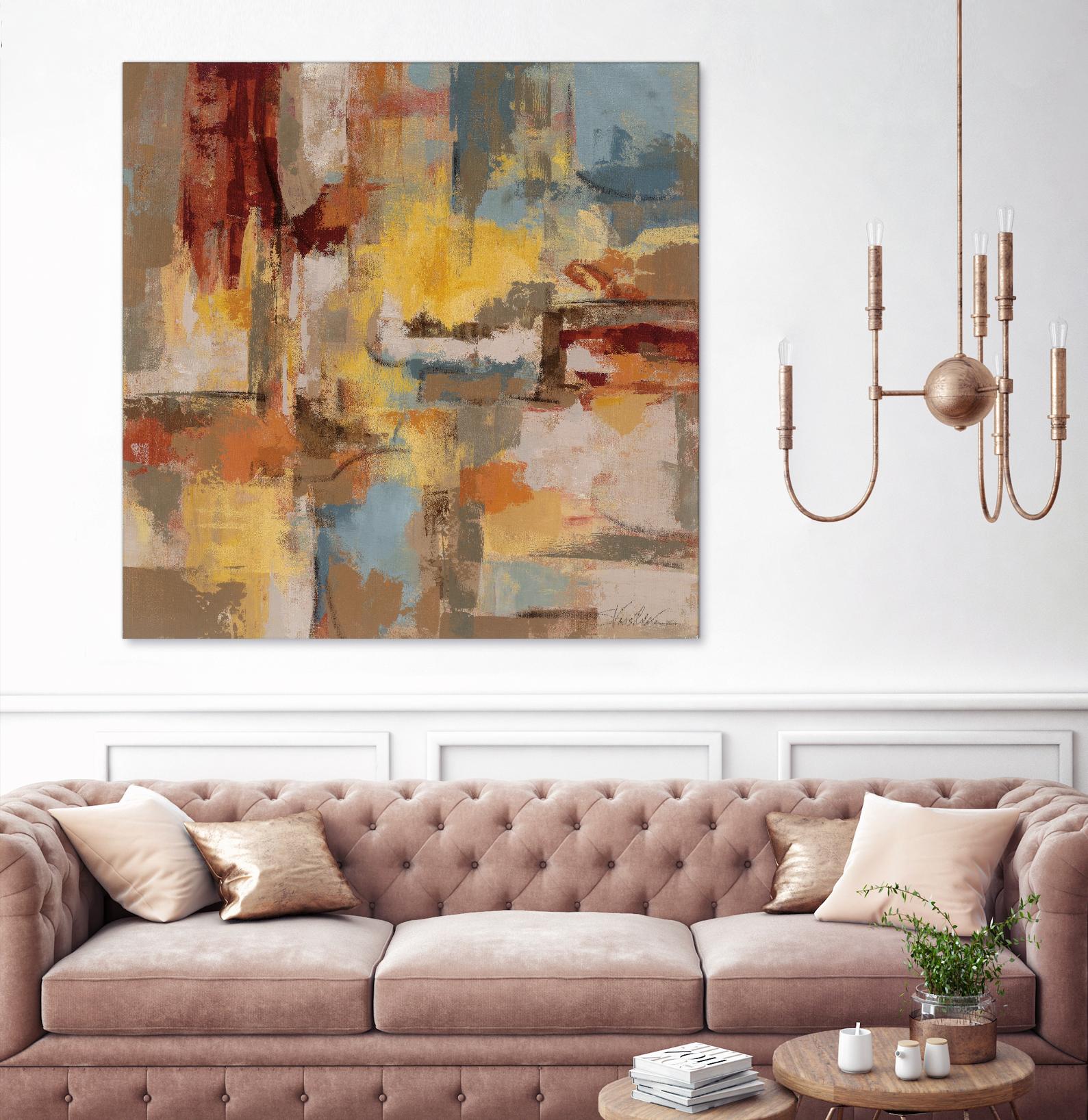 Sunday Afternoon by Silvia Vassileva on GIANT ART - red abstract