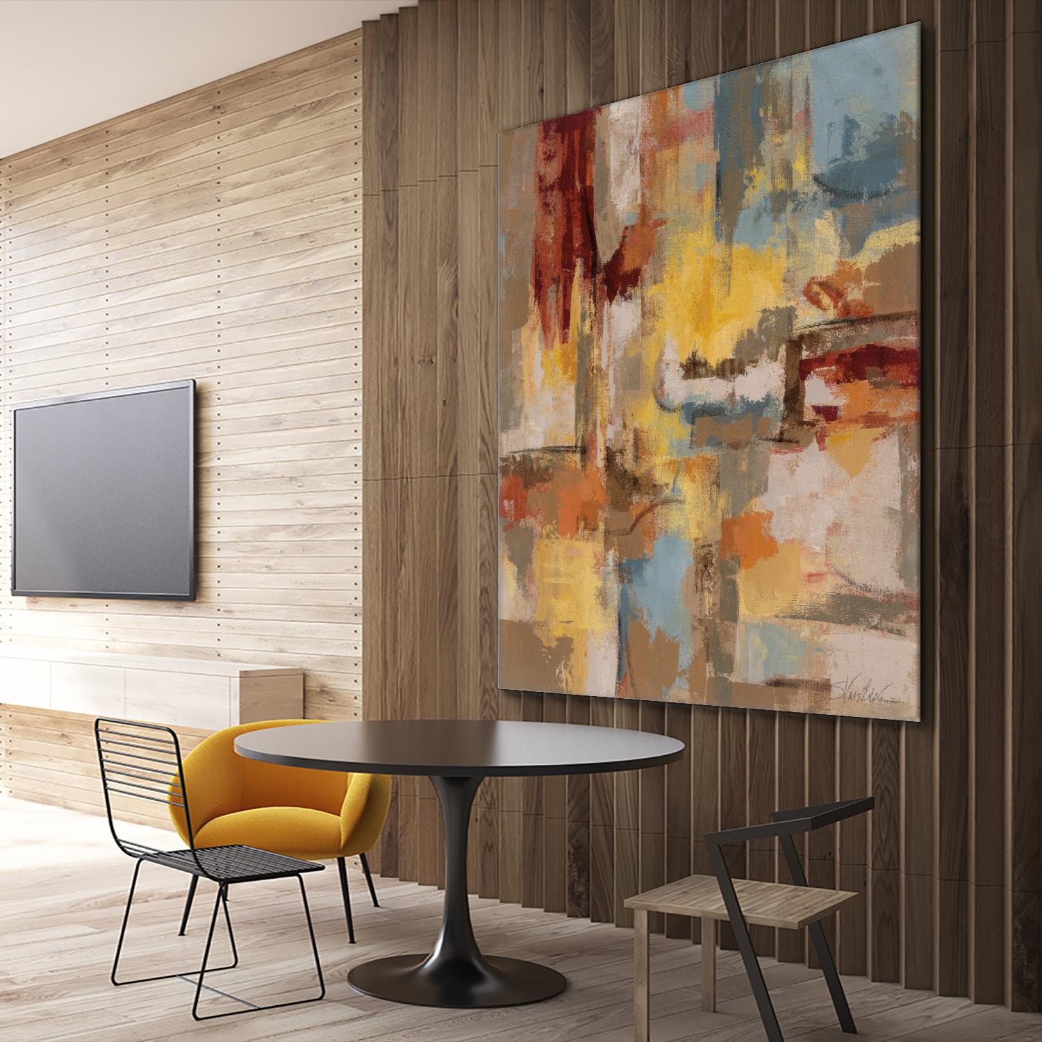 Sunday Afternoon by Silvia Vassileva on GIANT ART - red abstract