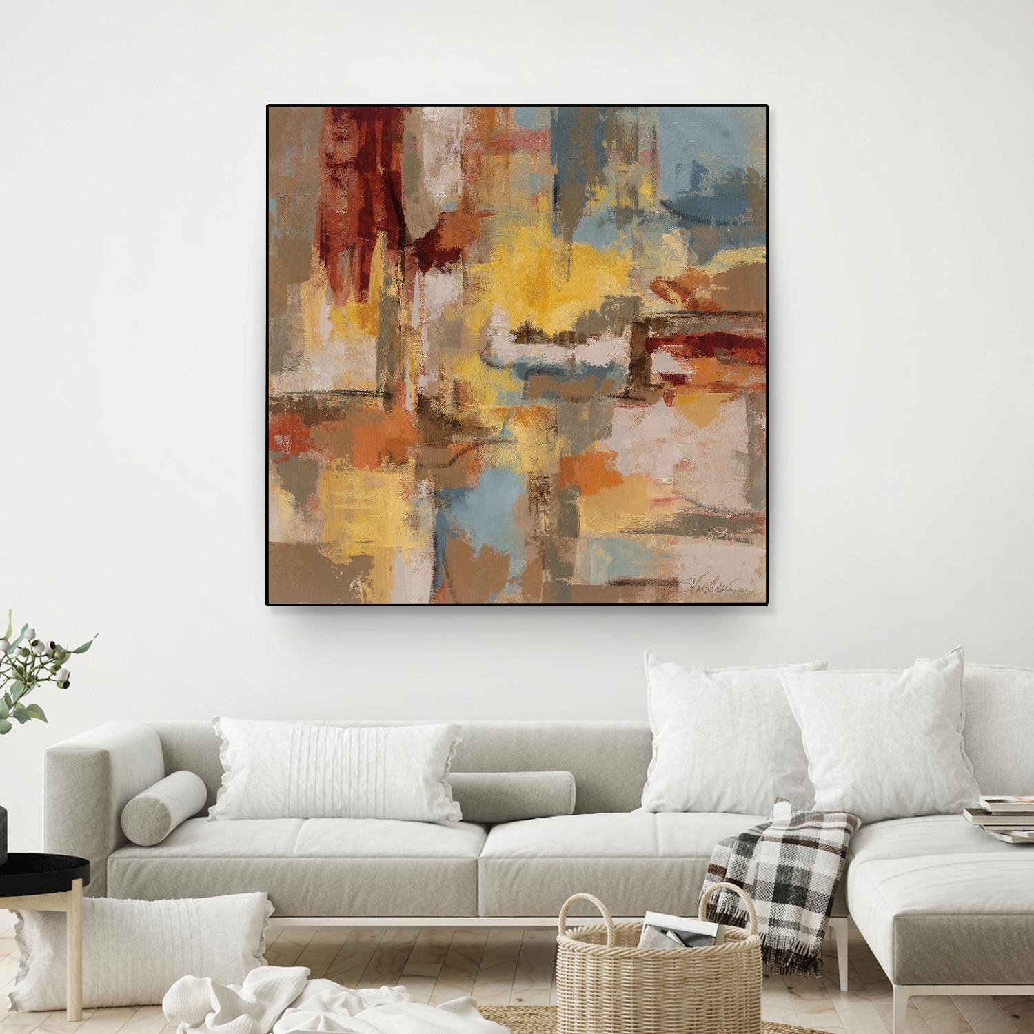 Sunday Afternoon by Silvia Vassileva on GIANT ART - red abstract