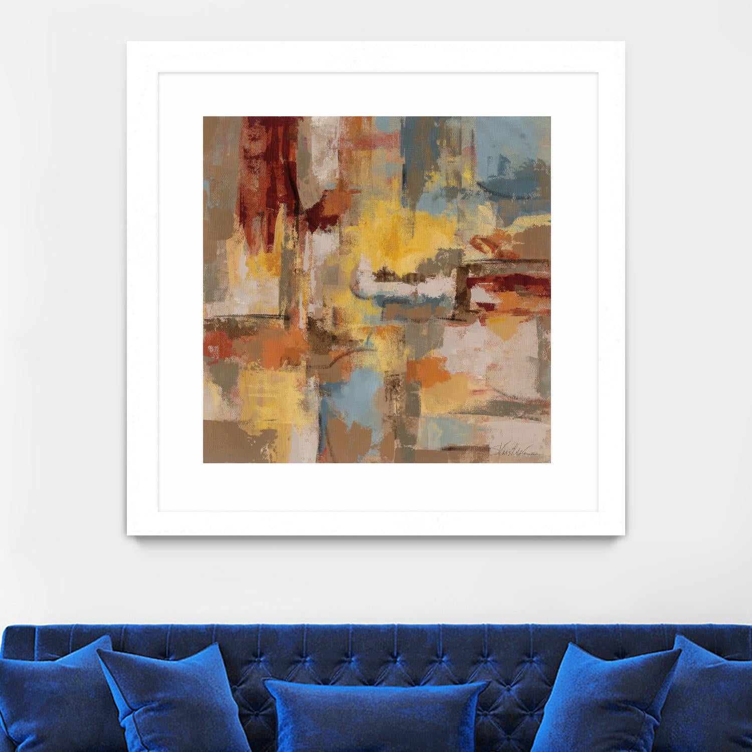 Sunday Afternoon by Silvia Vassileva on GIANT ART - red abstract